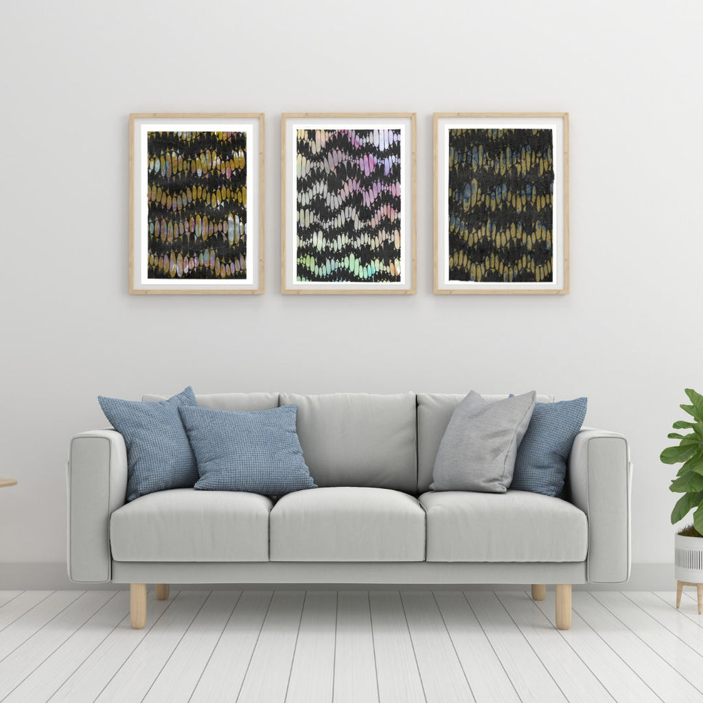ORIGINAL ABSTRACT ART, mixed media,Gold abstract art, wall art