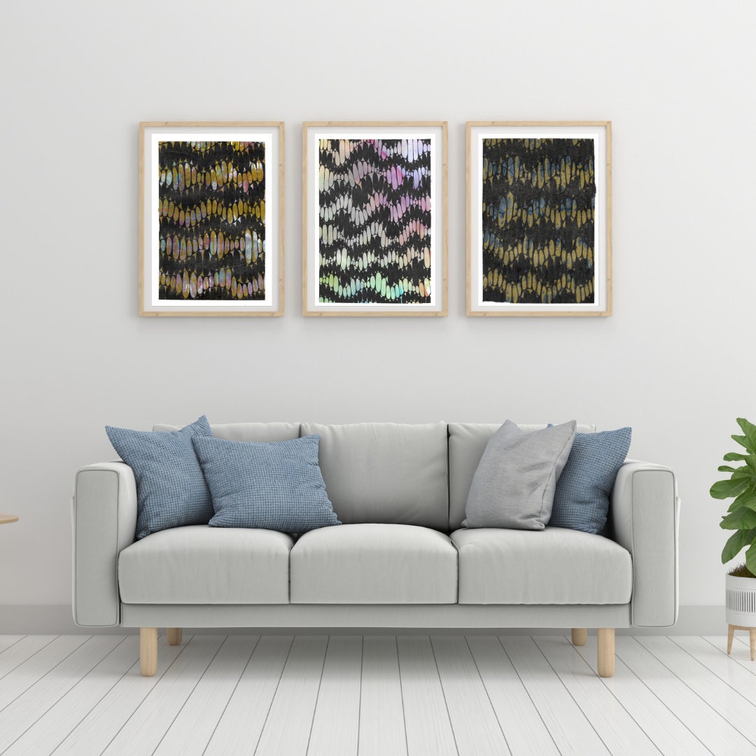 ORIGINAL ABSTRACT ART, mixed media,Gold abstract art, wall art