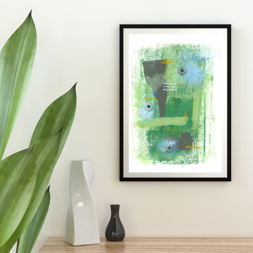 ORIGINAL ABSTRACT ART, Forest art,