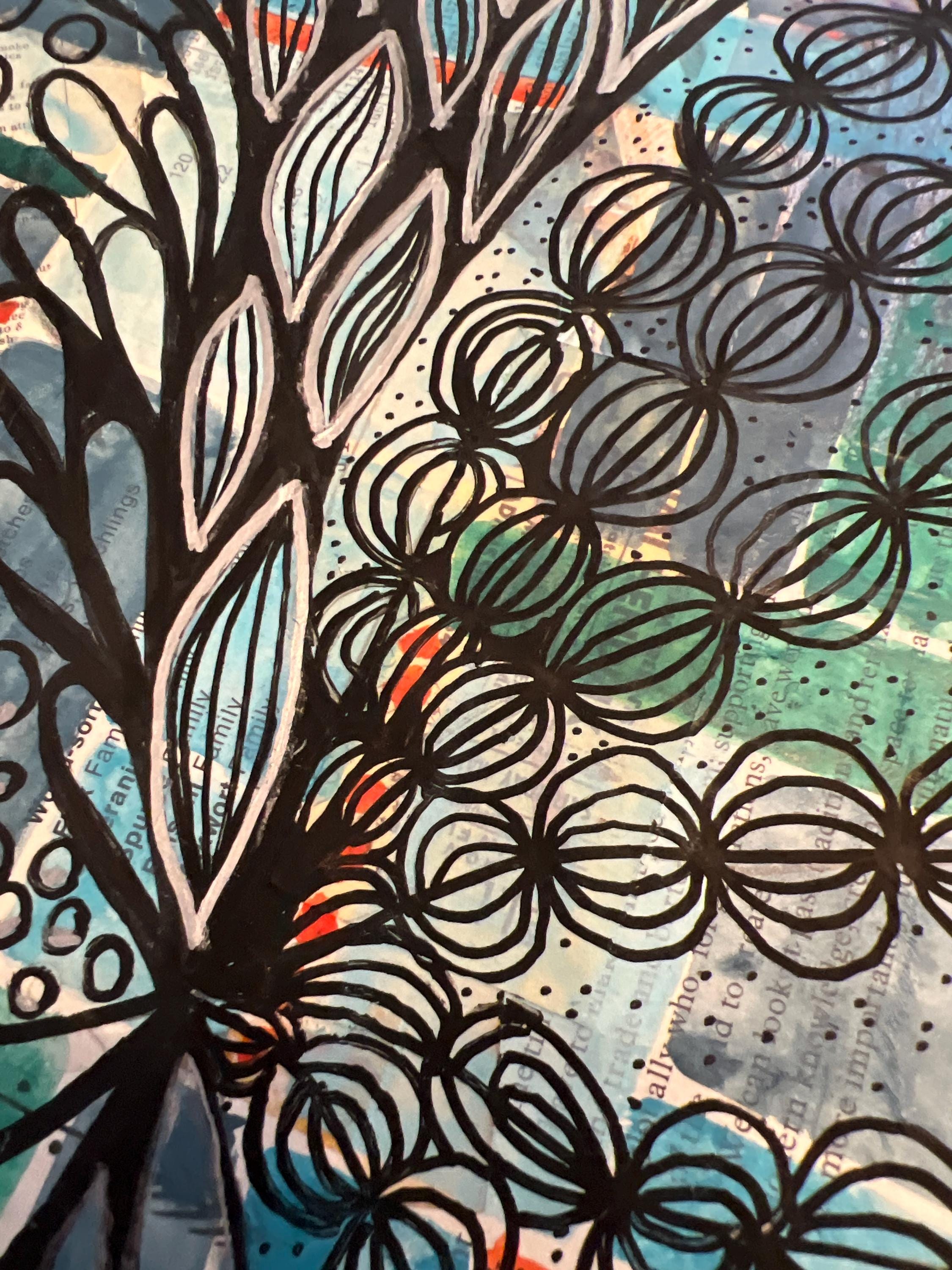 Abstract art print | Nature wall art | A4 print office | Acrylic artwork