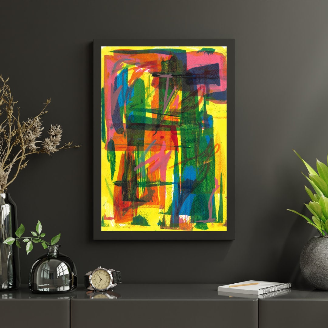 ORIGINAL ABSTRACT ART, mixed media, abstract art, wall art