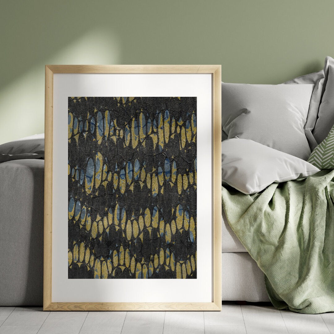 ORIGINAL ABSTRACT ART, mixed media,Gold abstract art, wall art