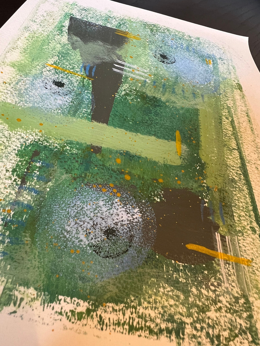 ORIGINAL ABSTRACT ART, Forest art,